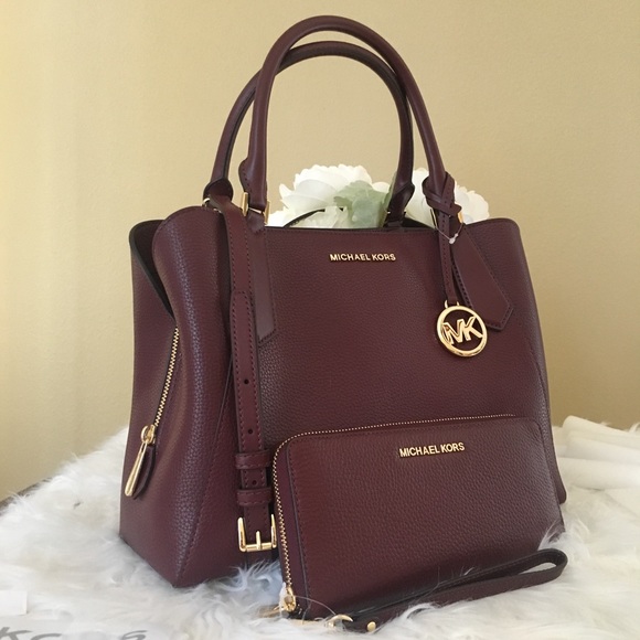 New Michael Kors Large Kimberly Satchel & wallet - Picture 2 of 8